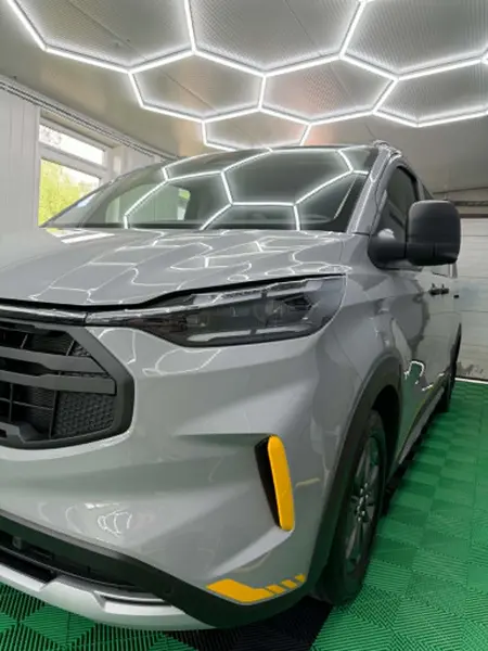 Ford Transit 2026 szary PPF Full Front przód bok